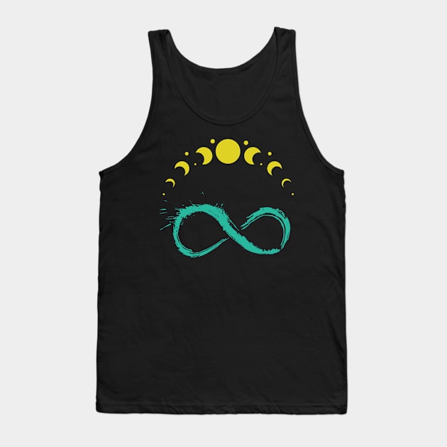 Infinity to the moon Tank Top by PentJR
